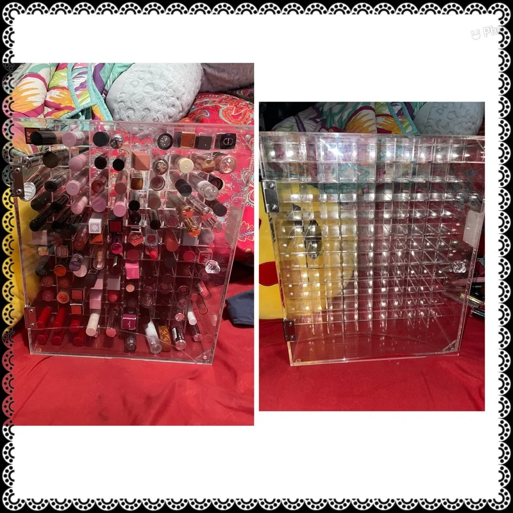 120grid acrylic lipstick holder